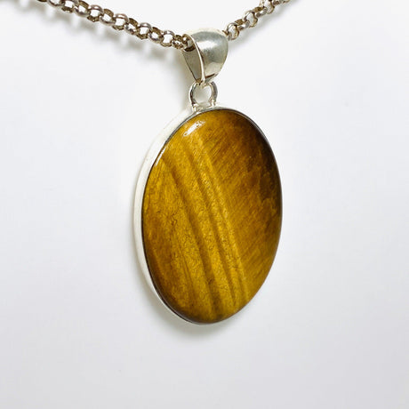 Tigers Eye Oval Pendant KPGJ4207 - Nature's Magick