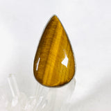 Tigers Eye Teardrop Hammered Band Ring Size 7 KRGJ3123 - Nature's Magick