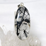 Tourmalinated Quartz Oval Pendant KPGJ4391 - Nature's Magick