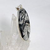 Tourmalinated Quartz Oval Pendant KPGJ4391 - Nature's Magick