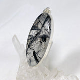 Tourmalinated Quartz Oval Pendant KPGJ4391 - Nature's Magick