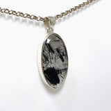 Tourmalinated Quartz Oval Pendant KPGJ4393 - Nature's Magick