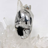 Tourmalinated Quartz Oval Pendant KPGJ4393 - Nature's Magick