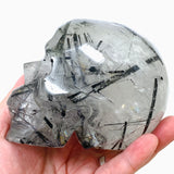 Tourmalinated Quartz Skull TQSK-01