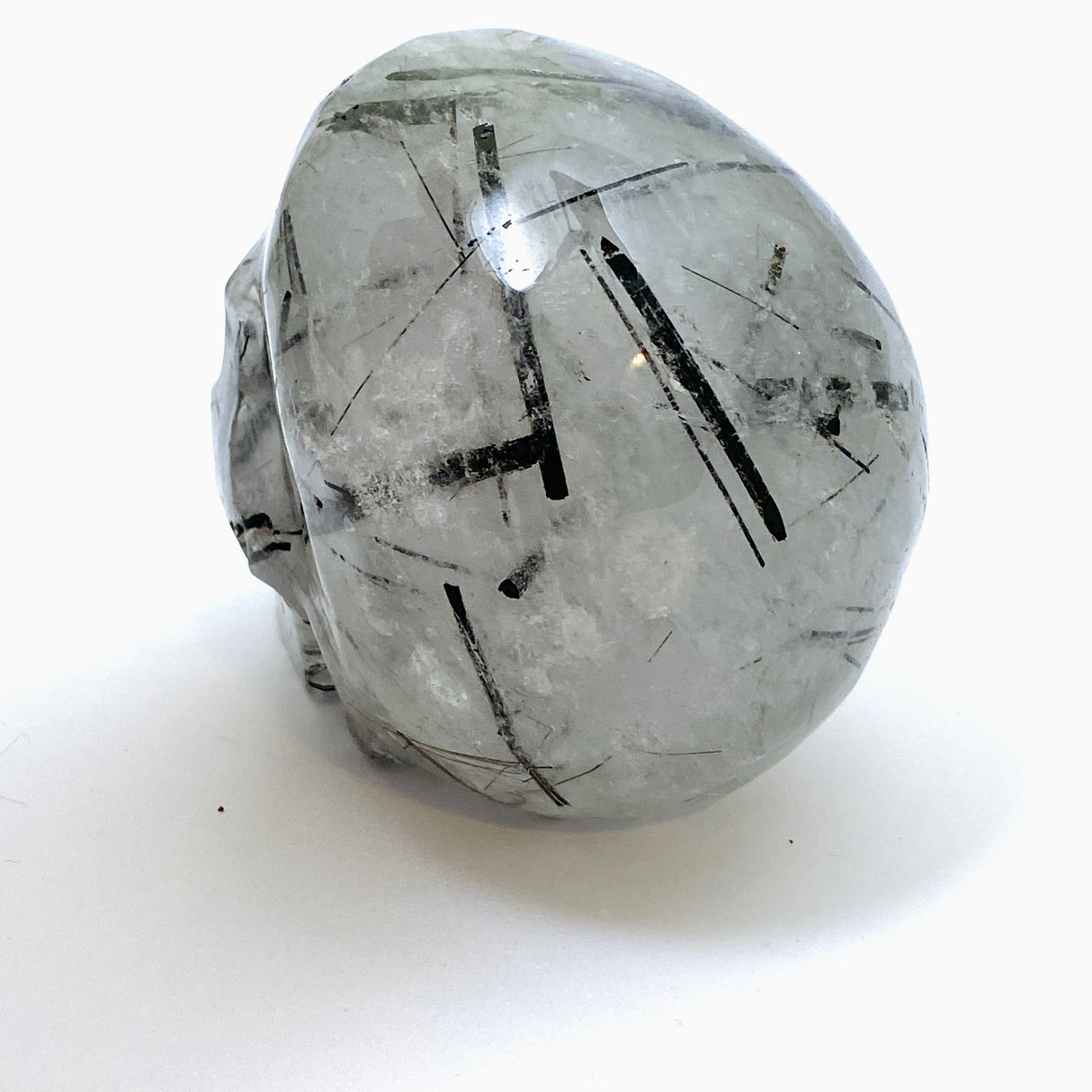 Tourmalinated Quartz Skull TQSK-01