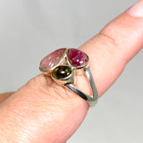 Tourmaline Cabochon Multi-stone Ring Size 9 PRGJ548