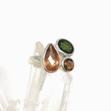 Tourmaline Faceted Multi-stone Ring Size 7 PRGJ545