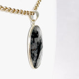 Tourmaline in Quartz oval pendant KPGJ3664 - Nature's Magick