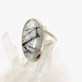 Tourmaline in Quartz oval ring s.7 KRGJ2847 - Nature's Magick