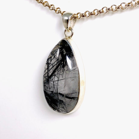 Tourmaline in Quartz teardrop pendant KPGJ3660 - Nature's Magick