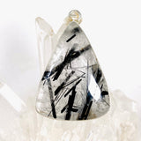 Tourmaline in Quartz triangular pendant KPGJ3670 - Nature's Magick