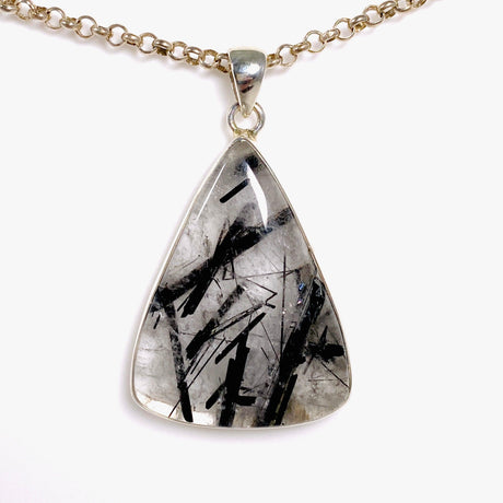 Tourmaline in Quartz triangular pendant KPGJ3670 - Nature's Magick