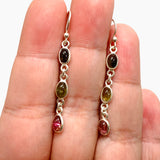 Tourmaline Oval Cabochon Multi-stone Earrings PEGJ248