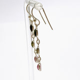 Tourmaline Oval Cabochon Multi-stone Earrings PEGJ248