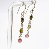 Tourmaline Oval Cabochon Multi-stone Earrings PEGJ248