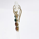 Tourmaline Oval Cabochon Multi-stone Earrings PEGJ250