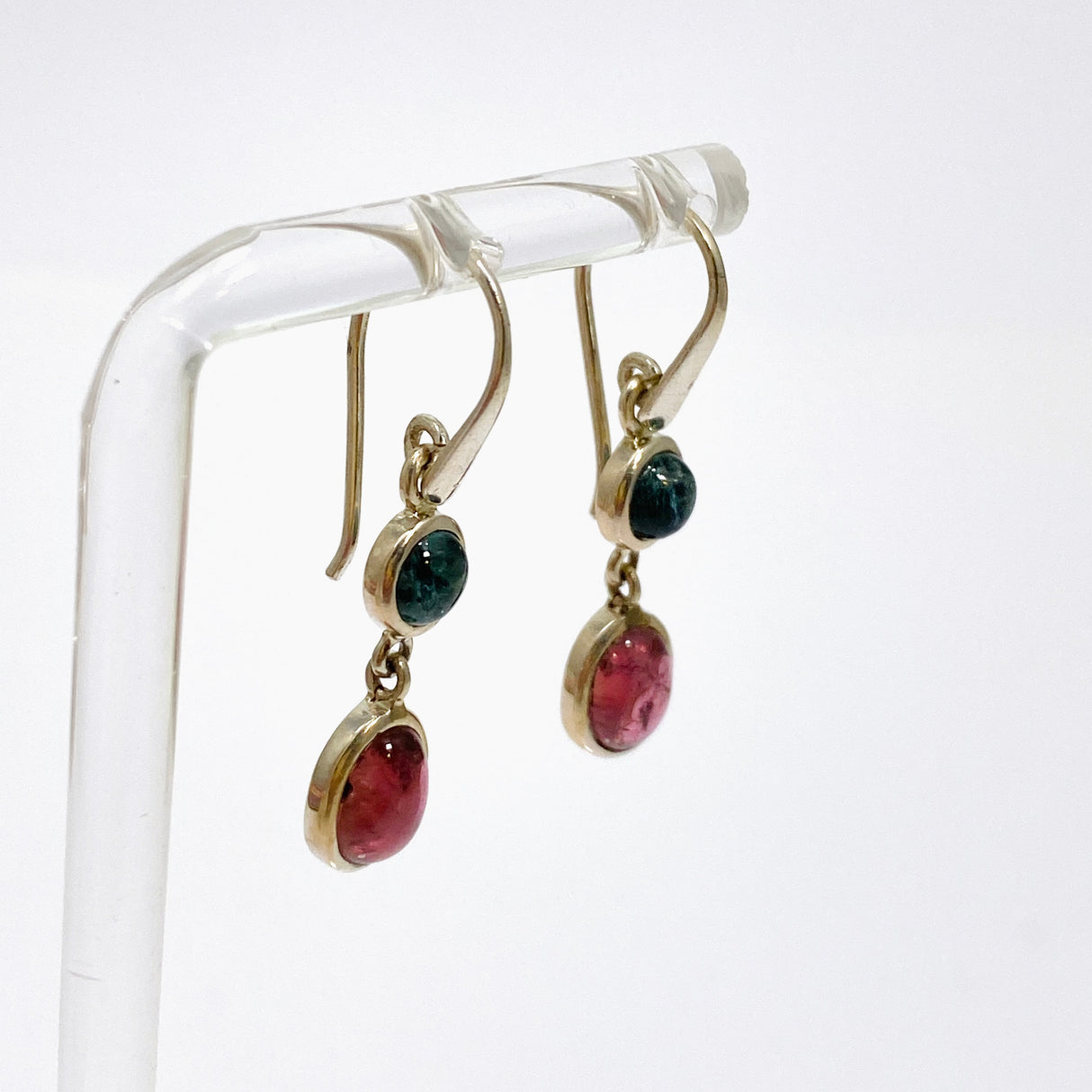 Tourmaline Oval Cabochon Multi-stone Earrings PEGJ250