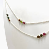 Tourmaline Oval Cabochon Necklace PNGJ001