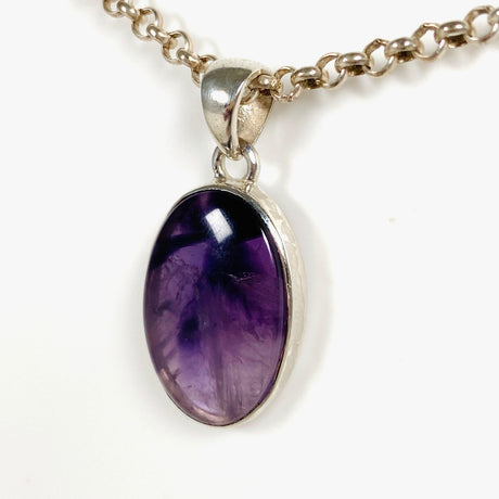 Trapiche Amethyst oval pendant KPGJ3951 - Nature's Magick