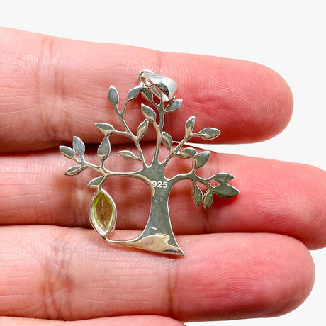 Tree of Life Faceted Marquise Pendant G2179 - Nature's Magick