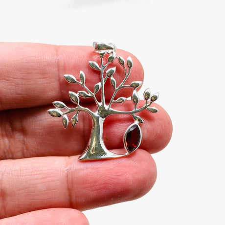 Tree of Life Faceted Marquise Pendant G2179 - Nature's Magick