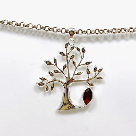 Tree of Life Faceted Marquise Pendant G2179 - Nature's Magick