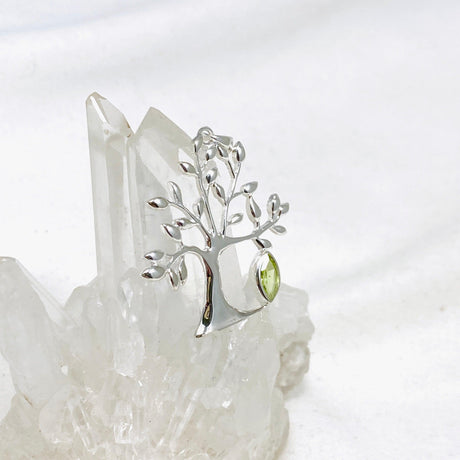 Tree of Life Faceted Marquise Pendant G2179 - Nature's Magick