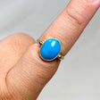 Turquoise Oval Ring with Brass Accents KRGJ3216 - Nature's Magick