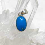 Turquoise Petite Oval Pendant KPGJ4403 - Nature's Magick