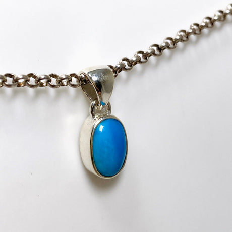 Turquoise Petite Oval Pendant KPGJ4403 - Nature's Magick