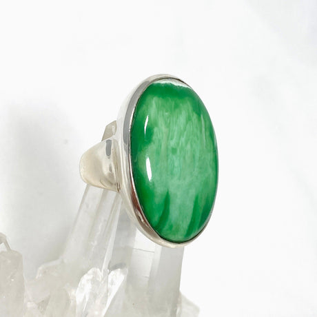 Variscite Oval Ring Size 8 PRGJ467 - Nature's Magick