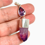 Vera Cruz Amethyst and Faceted Amethyst Pendant BTP-87