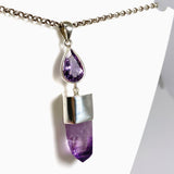 Vera Cruz Amethyst and Faceted Amethyst Pendant BTP-87