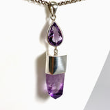 Vera Cruz Amethyst and Faceted Amethyst Pendant BTP-87