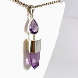 Vera Cruz Amethyst and Faceted Amethyst Pendant BTP-87