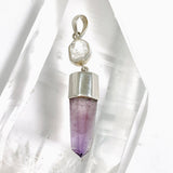 Vera Cruz Amethyst and Herkimer Diamond Pendant BTP-86