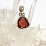 Watermelon Tourmaline Freeform Slice Pendant PPGJ1162