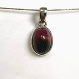 Watermelon Tourmaline Oval Cabochon Pendant PPGJ1171