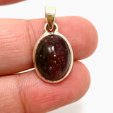 Watermelon Tourmaline Oval Cabochon Pendant PPGJ931