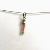 Watermelon Tourmaline Raw Crystal Pendant PPGJ1200