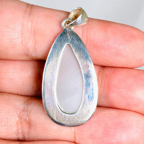 White Moonstone teardrop pendant KPGJ3091 - Nature's Magick