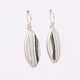 Zebra Calcite Marquise Earrings KEGJ1418 - Nature's Magick