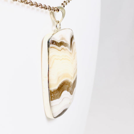 Zebra Calcite Rectangular Pendant KPGJ4083 - Nature's Magick