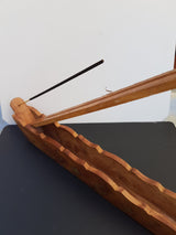 Wood & Brass inlay- incense stick trays - Nature's Magick