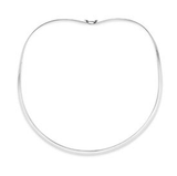 .935 sterling silver 4mm collar with or without clasp - Nature's Magick