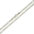 .935 Sterling Silver Figaro Chain 3mm - Nature's Magick