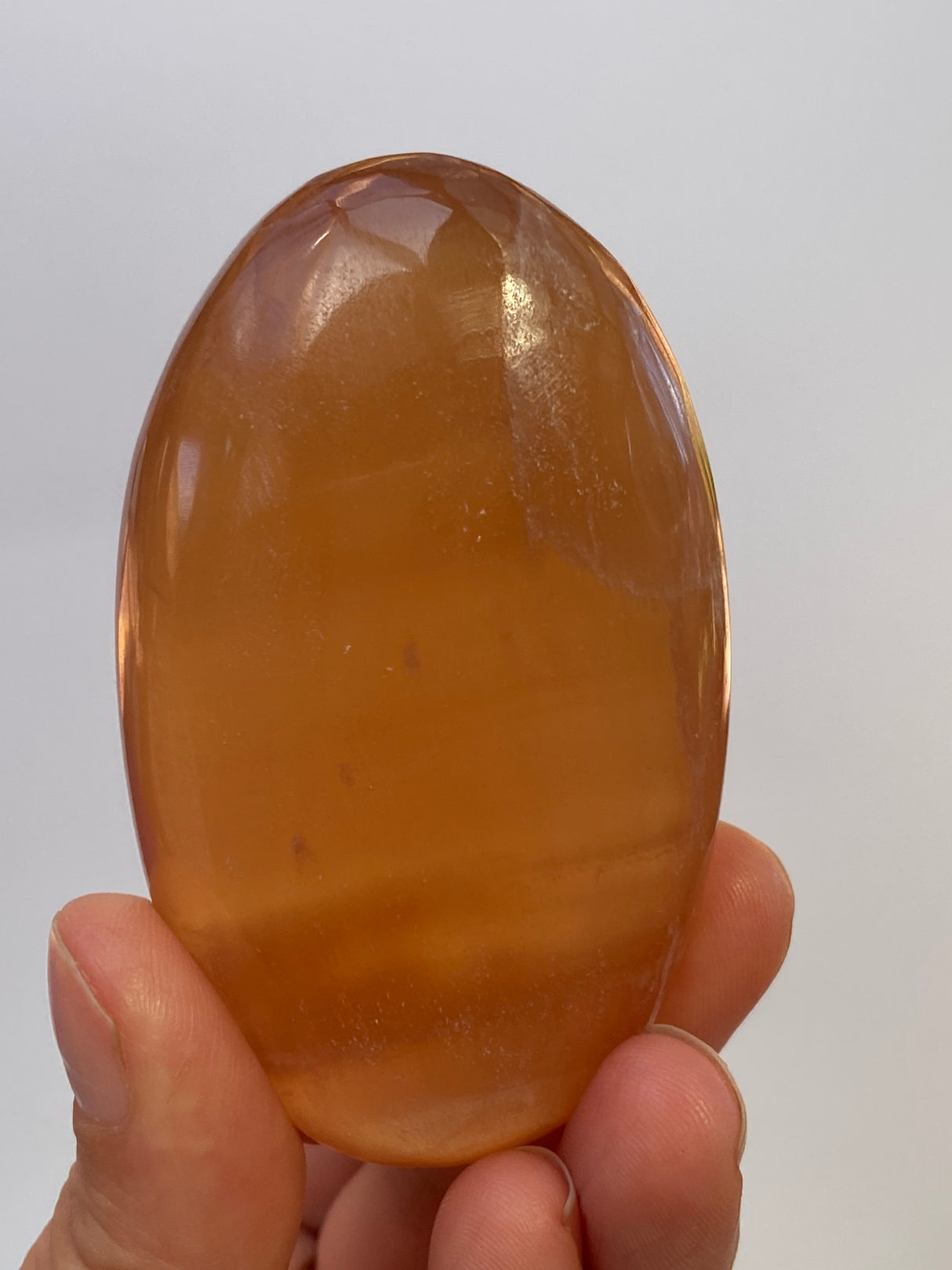 Honey Calcite Palmstone