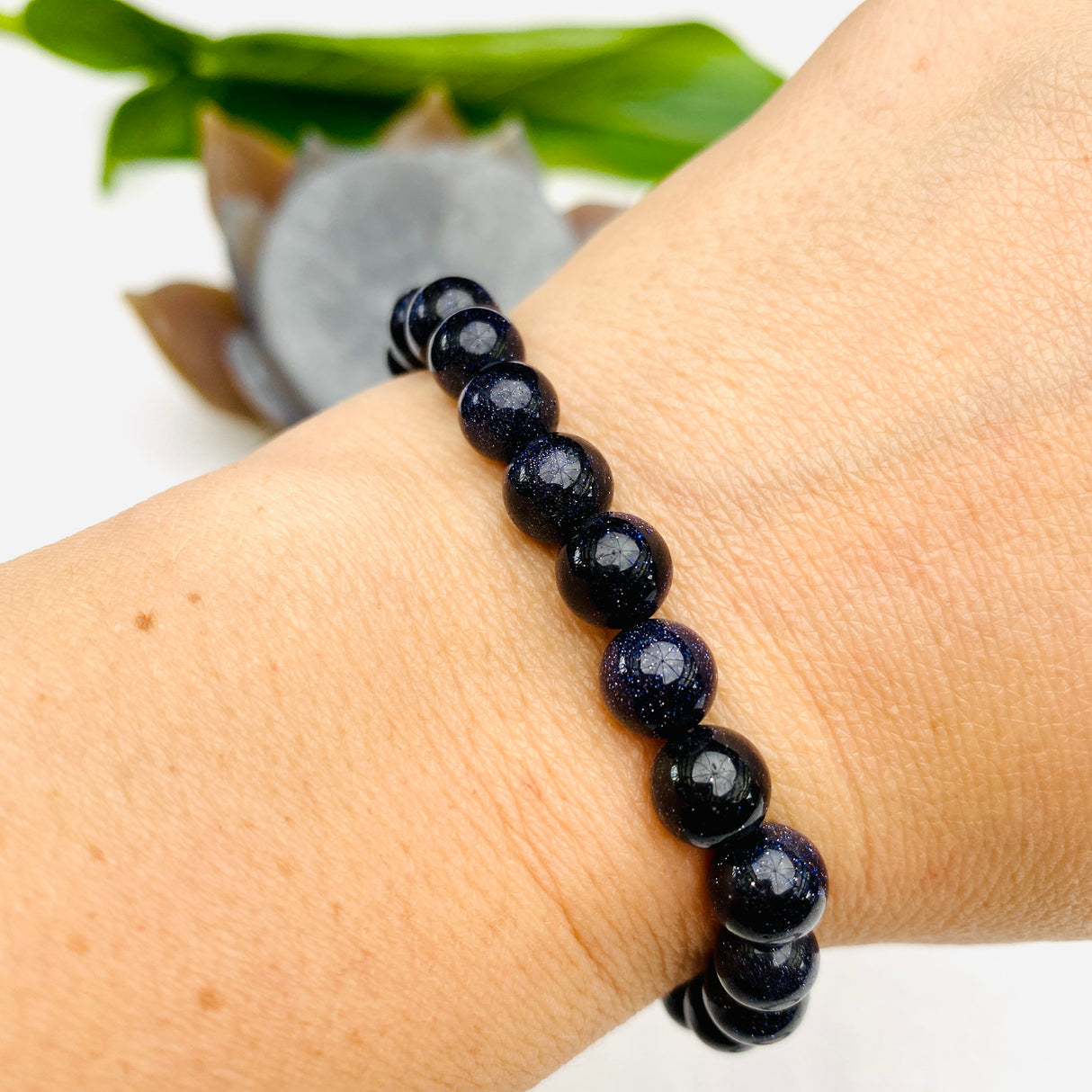 Blue Goldstone bracelet