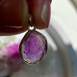 Amethyst petite raw pendant PPR-AME