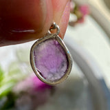 Amethyst petite raw pendant PPR-AME